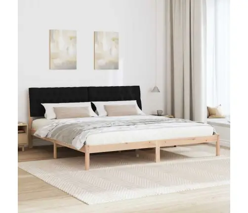 Lovo Rėmas Su Apmuštu Galvūgaliu Ruda 200 X 200 Cm