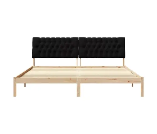 Lovo Rėmas Su Apmuštu Galvūgaliu Ruda 200 X 200 Cm