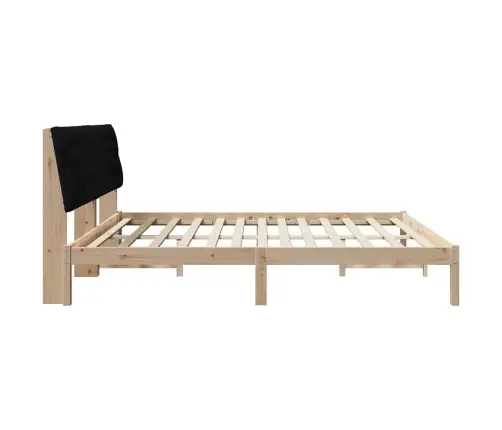 Lovo Rėmas Su Apmuštu Galvūgaliu Ruda 200 X 200 Cm