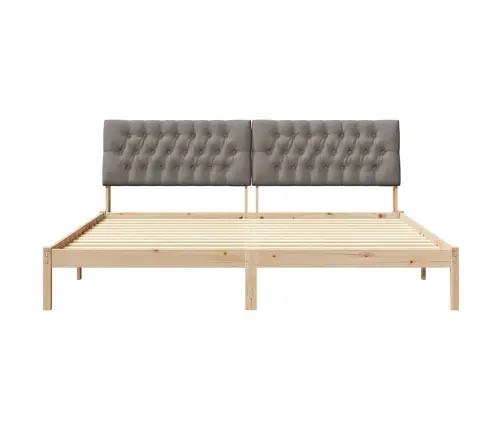 Gultas Rāmis Ar Polsterētu Galvas Balstu Brūna 200 X 200 Cm Vidaxl Gultas Rāmis Ar Polsterētu Galvas Balstu Brūna 200 X 200 Cm Vidaxl