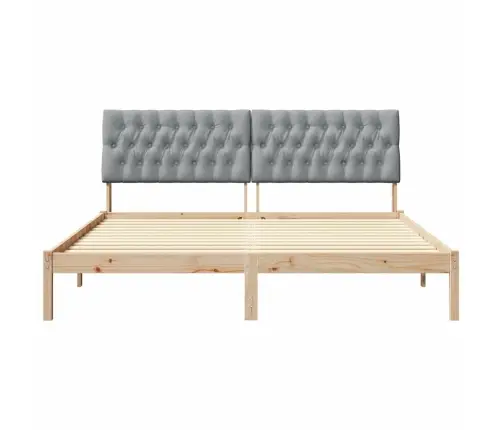 Lovo Rėmas Su Apmuštu Galvūgaliu Ruda 180 X 200 Cm