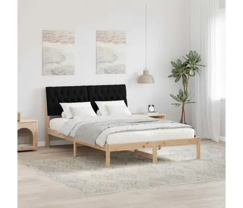 Lovo Rėmas Su Apmuštu Galvūgaliu Ruda 150 X 200 Cm