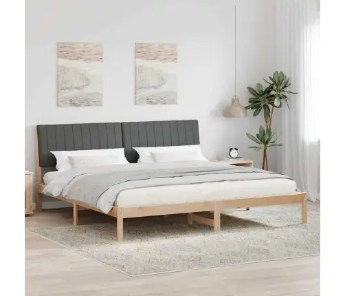 Lovos Rėmas Ruda 200 X 200 Cm Kietos Pušies Mediena