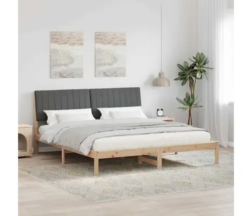 Lovos Rėmas Ruda 180 X 200 Cm Kietos Pušies Mediena