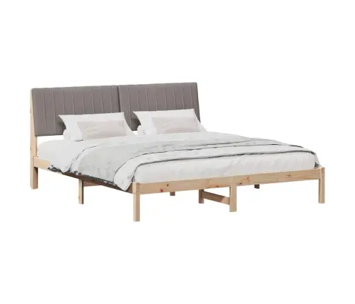 Lovos Rėmas Ruda 180 X 200 Cm Kietos Pušies Mediena