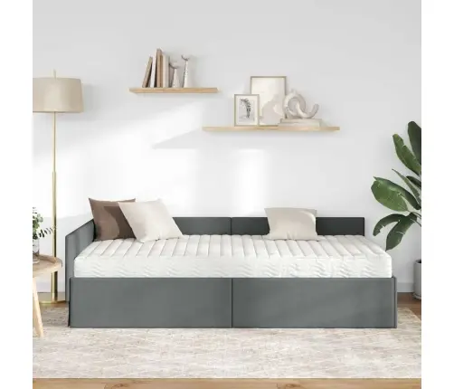 Nurgavoodi Raam Koos Madratsiga Muu Peaga 2 Pcs Hall Kangas