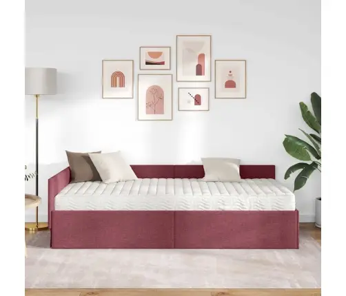 Nurgavoodi Raam Koos Madratsiga Muu Peaga 2 Pcs Hall Kangas