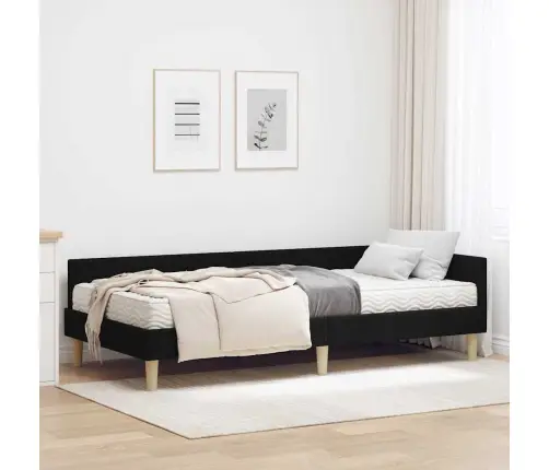 Nurgavoodi Raam Koos Madratsiga Peaga 2 Pcs Roheline Kangas