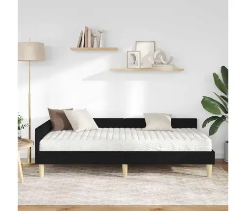 Nurgavoodi Raam Koos Madratsiga Peaga 2 Pcs Roheline Kangas