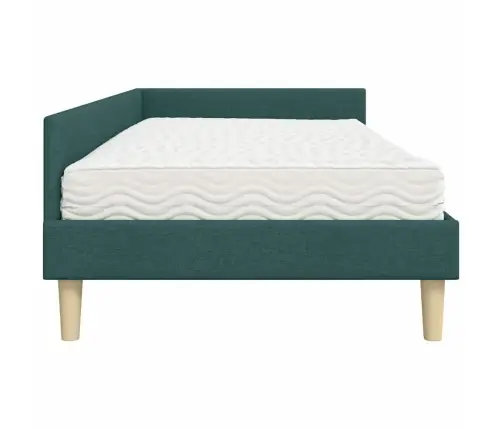 Nurgavoodi Raam Koos Madratsiga Muu Peaga 2 Pcs Roheline Kangas