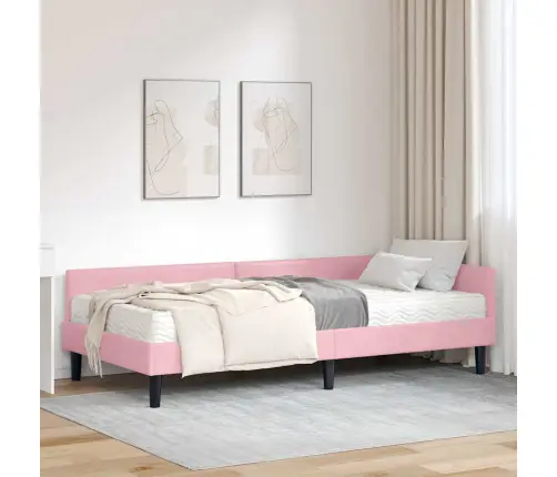 Nurgavoodi Raam Koos Madratsiga Muu Peaga 2 Pcs Hall Samet