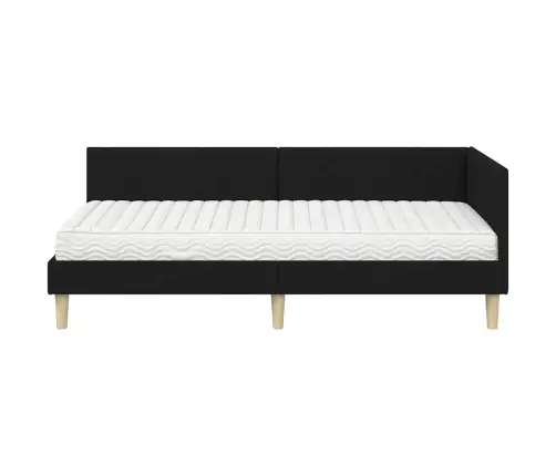 Kampinė Lovos Konstrukcija Su Čiužiniu Kita 2 Pcs Žalia Audinys