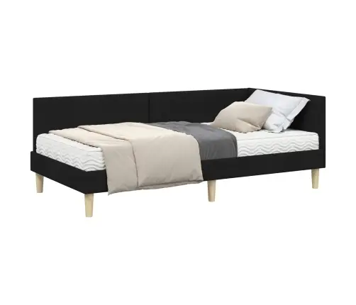 Kampinė Lovos Konstrukcija Su Čiužiniu Kita 2 Pcs Žalia Audinys