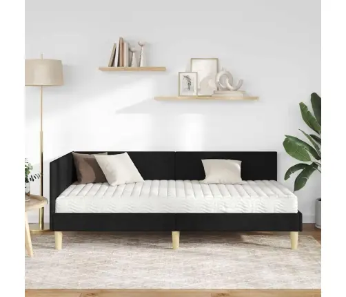 Nurgavoodi Raam Koos Madratsiga Muu Peaga 2 Pcs Roheline Kangas