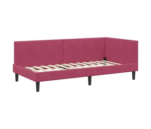 Nurgavoodi Raam Koos Madratsiga Muu Peaga 2 Pcs Roheline Samet