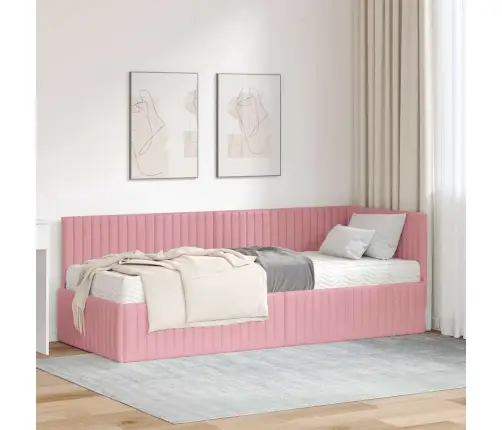 Nurgavoodi Raam Koos Madratsiga Peaga 2 Pcs Hall Samet