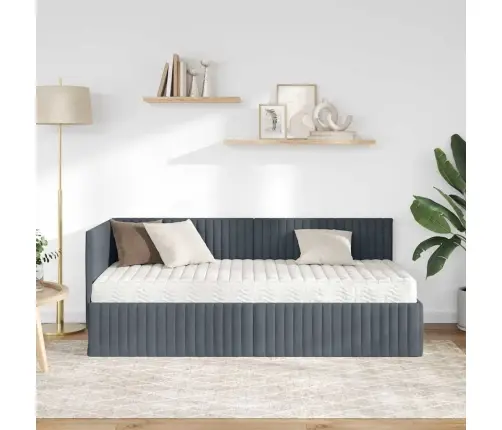 Nurgavoodi Raam Koos Madratsiga Peaga 2 Pcs Hall Samet