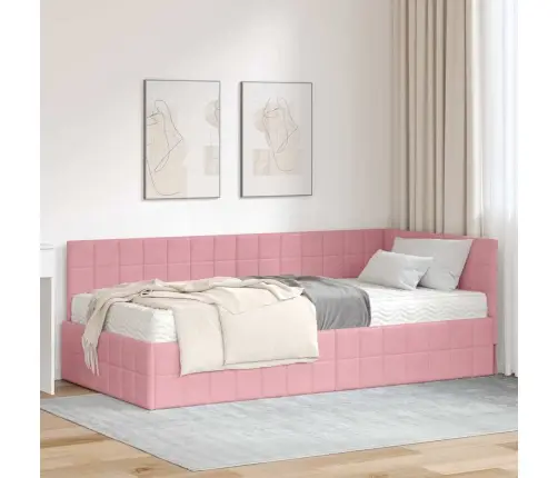 Nurgavoodi Raam Koos Madratsiga Peaga 2 Pcs Hall Samet