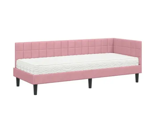 Nurgavoodi Raam Koos Madratsiga Peaga 2 Pcs Hall Samet