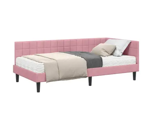 Nurgavoodi Raam Koos Madratsiga Peaga 2 Pcs Hall Samet