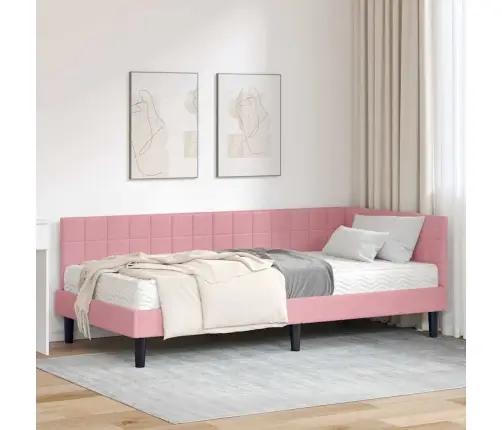 Nurgavoodi Raam Koos Madratsiga Peaga 2 Pcs Hall Samet