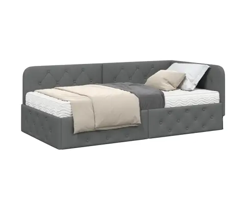 Nurgavoodi Raam Madratsiga Peaga Tumehall 90 X 190 Cm Kangas