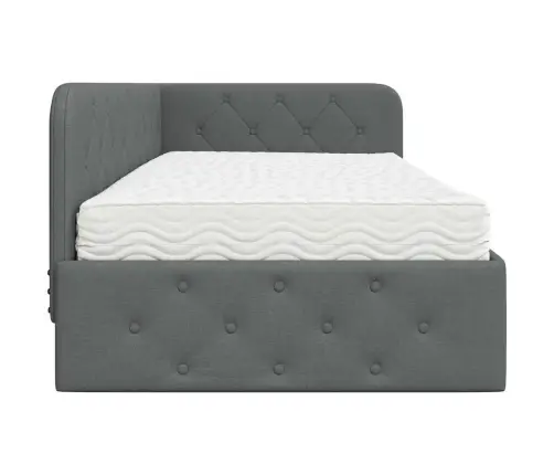 Nurgavoodi Raam Madratsiga Peaga Tumehall 90 X 190 Cm Kangas