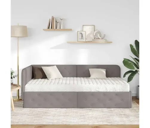 Nurgavoodi Raam Madratsiga Pruunikashall 90 X 200 Cm Kangas