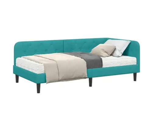 Kampinė Lovos Konstrukcija Turkio 90 X 190 Cm Aksomas