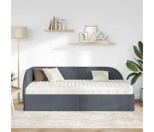 Nurgavoodi Raam Koos Madratsiga Peaga 2 Pcs Hall Samet