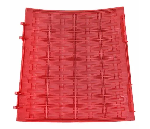 Ziemassvētkueglītessvārki Sarkana Ø 65 X 23 Cm Plastmasa Vidaxl