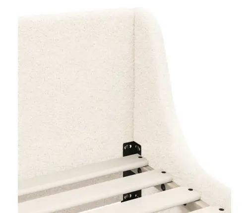 Vaikiška Lovo Rėmas Su Galvūgaliu Kreminė 70 X 140 Cm