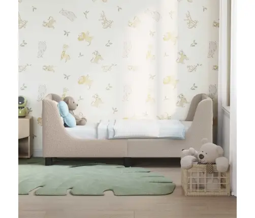 Vaikiška Lovo Rėmas Su Galvūgaliu Šviesiai Pilka 70 X 140 Cm