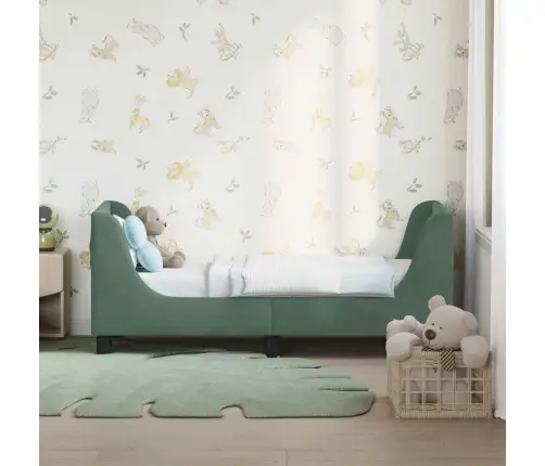 Vaikiška Lovo Rėmas Su Galvūgaliu Jūrinė Žalia 70 X 140 Cm