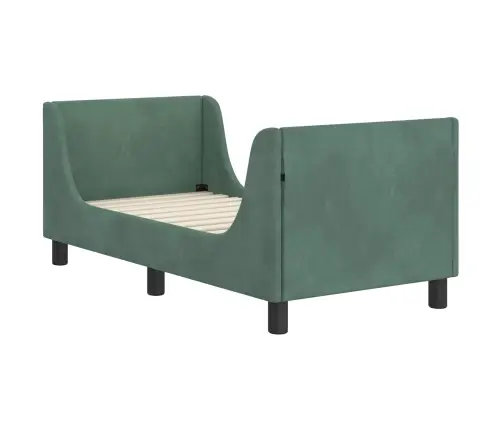 Vaikiška Lovo Rėmas Su Galvūgaliu Jūrinė Žalia 70 X 140 Cm