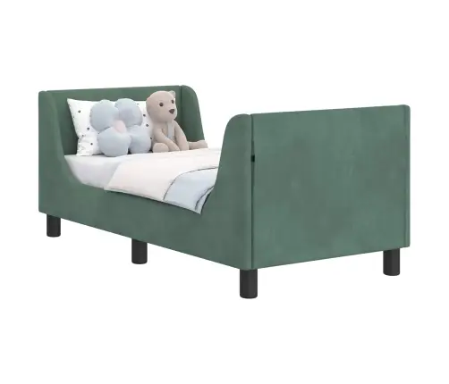 Vaikiška Lovo Rėmas Su Galvūgaliu Jūrinė Žalia 70 X 140 Cm
