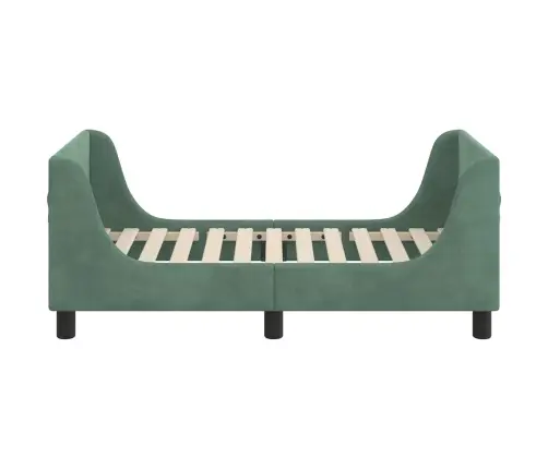 Vaikiška Lovo Rėmas Su Galvūgaliu Jūrinė Žalia 70 X 140 Cm