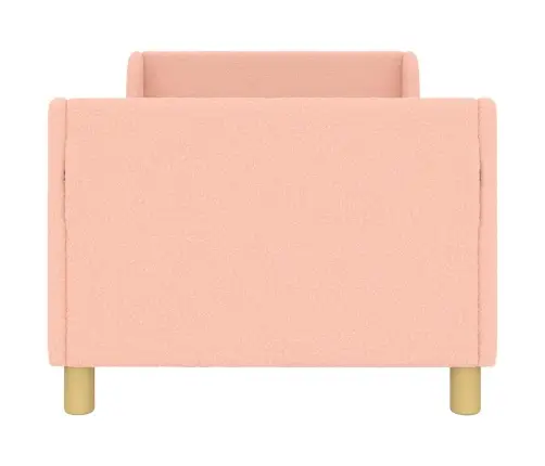 Vaikiška Lovos Konstrukcija Su Galvūgaliu Rožinė 80 X 160 Cm