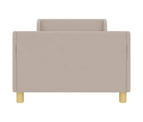 Bērnu Gultas Rāmis Ar Galvgali Gaiši Pelēks 80 X 200 Cm Vidaxl