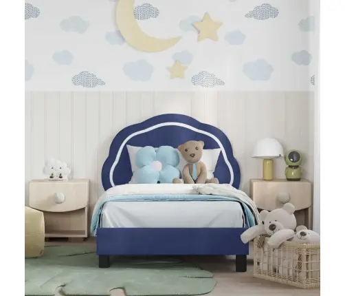 Vaikiška Lovos Konstrukcija Su Galvūgaliu Policijos Mėlyna