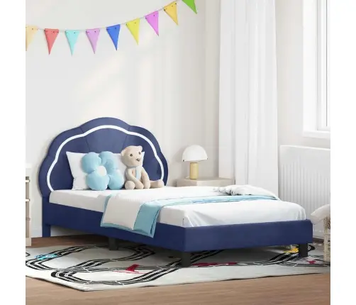Vaikiška Lovos Konstrukcija Su Galvūgaliu Policijos Mėlyna