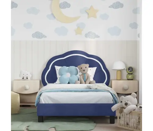 Vaikiška Lovos Konstrukcija Su Galvūgaliu Policijos Mėlyna