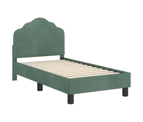 Kuni 3-Aastase Voodi Raam Koos Peatoega Peaga Mere Roheline