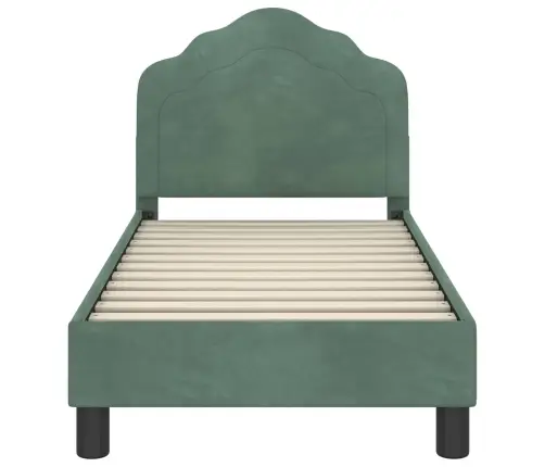 Kuni 3-Aastase Voodi Raam Koos Peatoega Peaga Mere Roheline