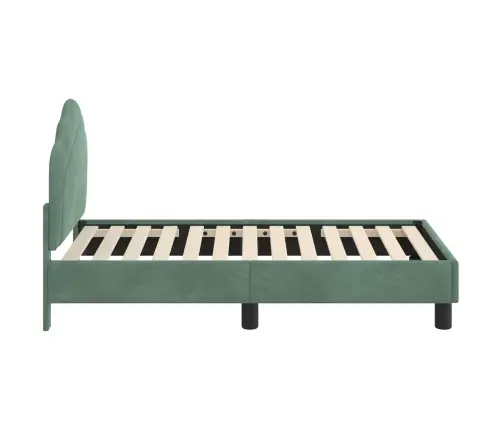 Kuni 3-Aastase Voodi Raam Koos Peatoega Peaga Mere Roheline