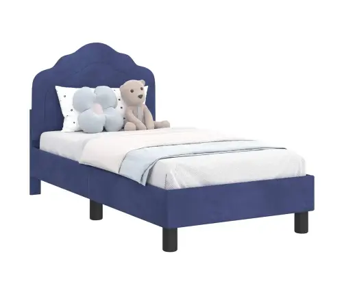 Vaikiška Lovo Rėmas Su Galvūgaliu Policijos Mėlyna 70 X 140 Cm
