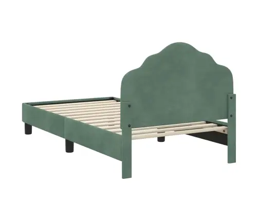 Vaikiška Lovos Konstrukcija Su Galvūgaliu Jūrinė Žalia