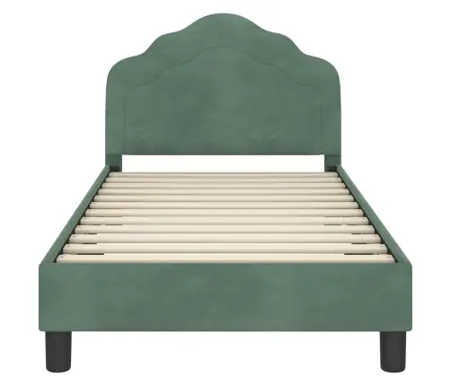 Vaikiška Lovos Konstrukcija Su Galvūgaliu Jūrinė Žalia