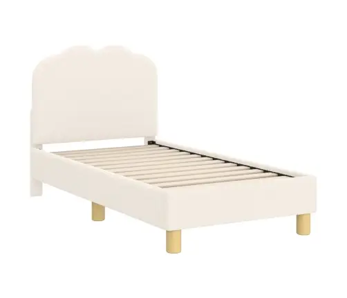 Vaikiška Lovo Rėmas Su Galvūgaliu Kreminė 70 X 140 Cm