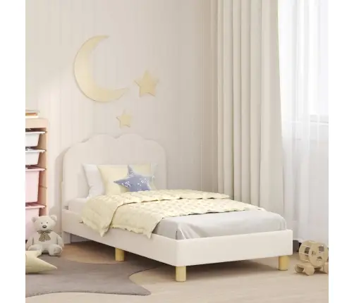 Laste Voodiraam Peatoega Peaga Cream 80 X 160 Cm Lammaste Riie